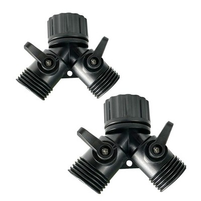 Cuckoo Irrigation System Hose Quick Connector VALVE, Y Splitter 2 Valves
