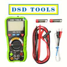 DSD TOOLS LCD Digital Multimeter - NCV - AC & DC 4-600V 10MA-10A  DS1612
