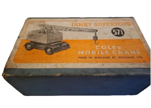 Dinky Coles Mobile Crane 571 Meccano Vintage Boxed Collectible