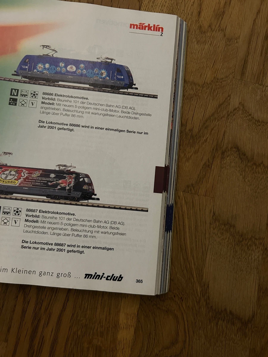 Märklin Katalog Gesamtprogramm 2001/2002 DI