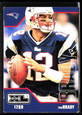 2002 Upper Deck XL TOM BRADY #276 New England Patriots 2nd Year Card