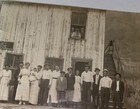 Rare Antique American Boarding House Crew Outdoor Hotel Real Photo Postcard RPPC — photo 4