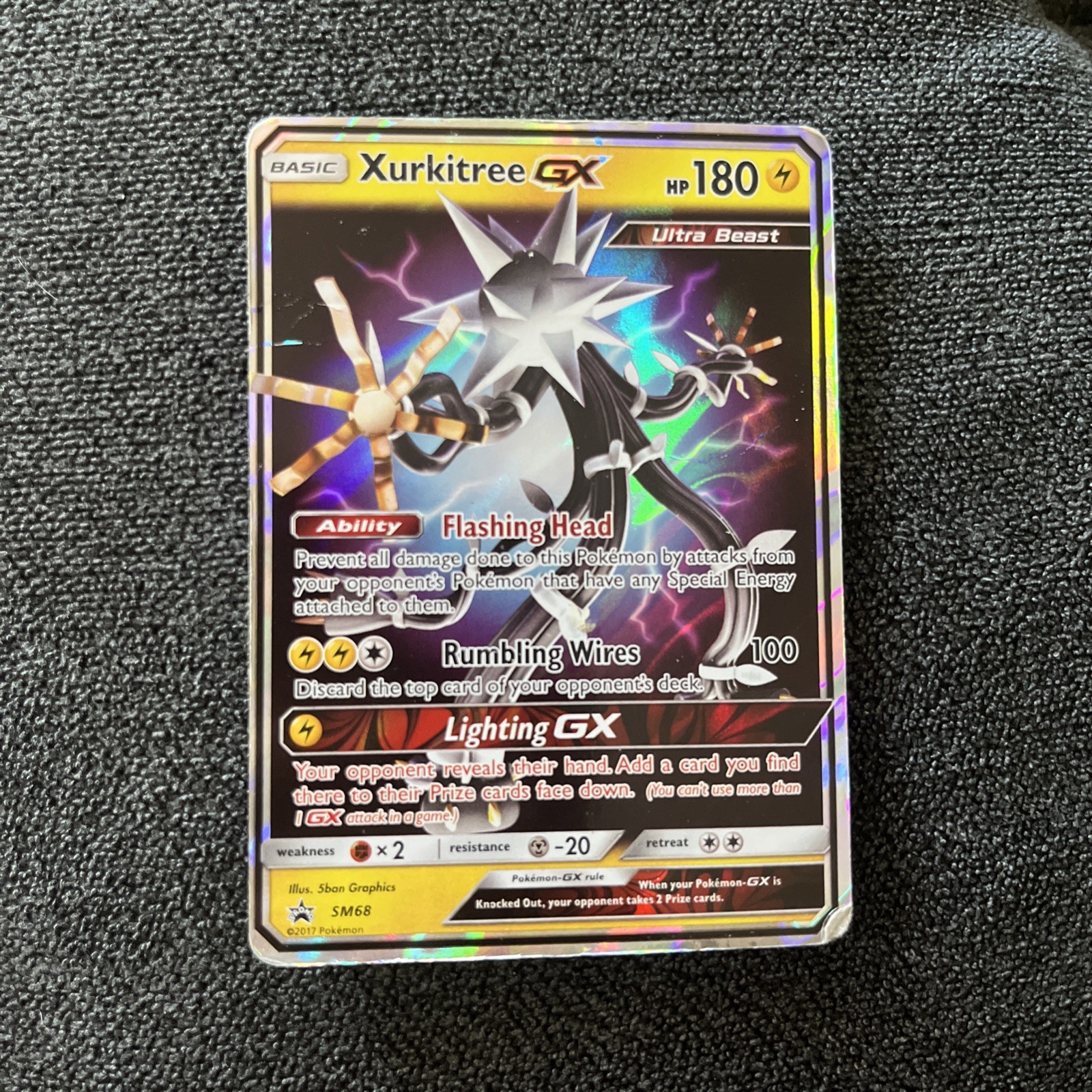 Xurkitree GX SM68 Sm Holo DMG