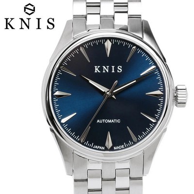 KNIS KN001-BL Automatic Sunray Blue Navy Sapphire SS Bracelet JDM