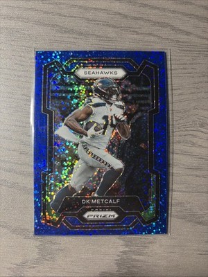 2023 Panini Prizm - DK Metcalf #257 Blue Sparkle Prizm /96