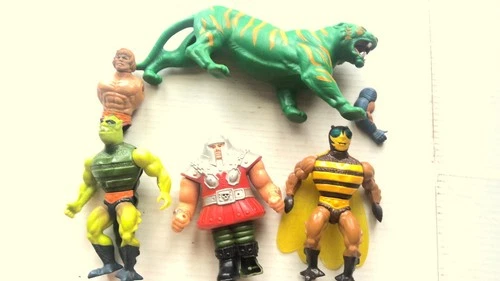 Vintage MOTU He-Man Lot of Parts and Pieces 1980's Battle Cat Toys