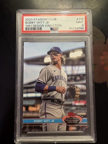 Topps 2023 Stadium Club Bobby Witt Jr. #112 1991 Design Variation PSA 9!!
