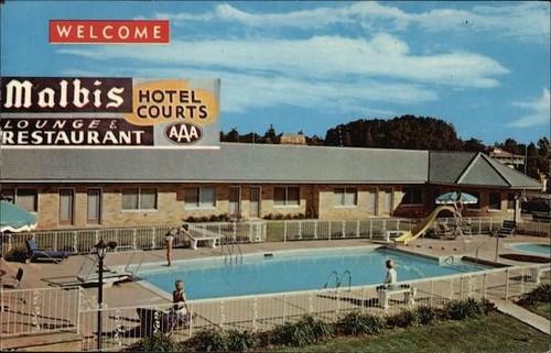 Daphne,AL Malbis Hotel Courts 1968 Baldwin County Alabama Thigpen Photography