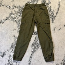 Gap Pants Womens Size 8 Green Cargo Girlfriend Jogger Active Outdoor Cotton