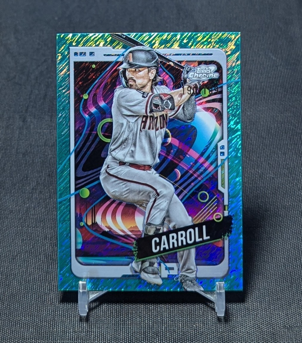 Corbin Carroll Aqua Equinox /199 2024 Topps Chrome Cosmic Card #178 Diamondbacks