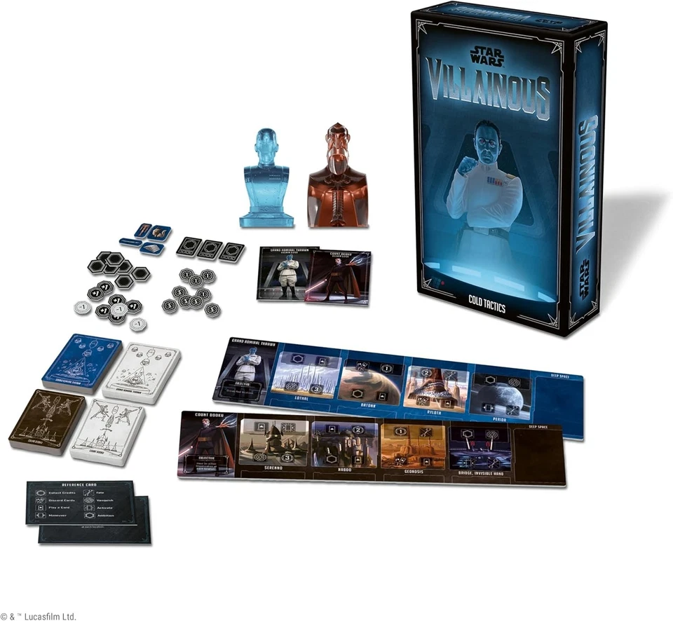 Star Wars Villainous Game Cold Tactics Board Game BRAND NEW SEALED Ravensburger - Image 3 of 4