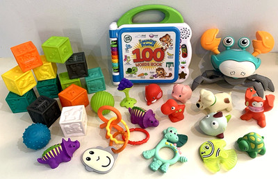 LeapFrog Lernfreunde interaktives Buch, musikalische Krabbe & sensorisches Spielzeug