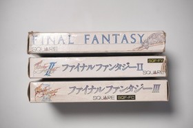 Famicom Final Fantasy 1 2 3 boxed Japan FC games US Seller