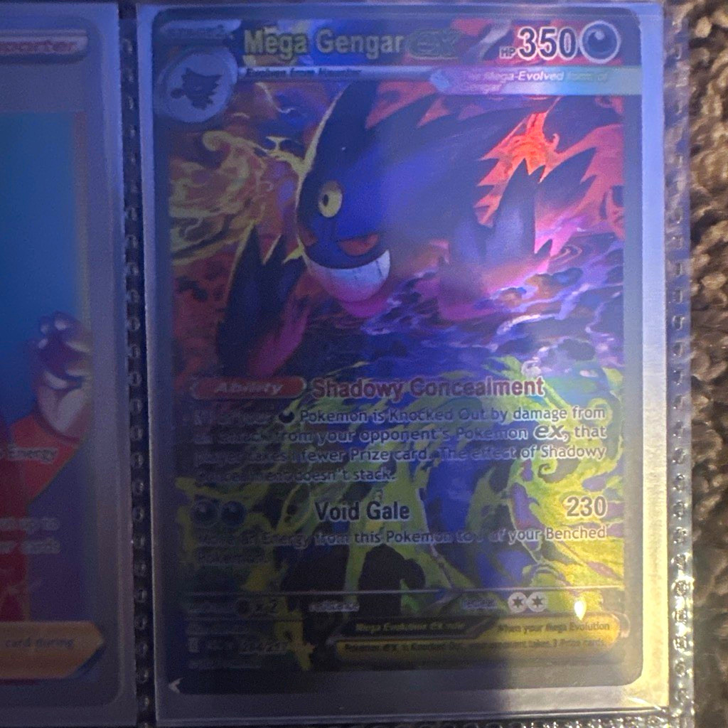 The Pokémon Company Mega Gengar EX 284/217 Full Art Holo Secret Rare English