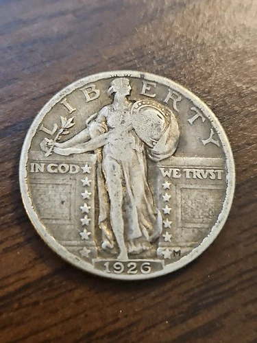 1926 P  Standing Liberty  Silver  Quarter Dollar