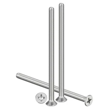 Countersunk Head Bolts M4-0.7x70 15Pcs Stainless Steel for Home Silver