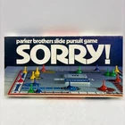 VINTAGE Sorry COMPLETE with Inserts Parker Brothers 1972 Classic Board Game