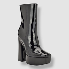 GUESS Women's Black Byra Platform Block Heel Dress Booties Shoes Size 7