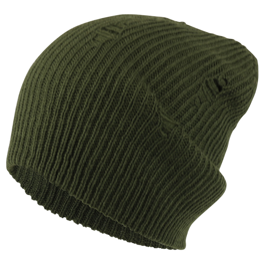 Vintage Frayed Pattern Knit Deep Slouchy Beanie - FREE SHIP | eBay