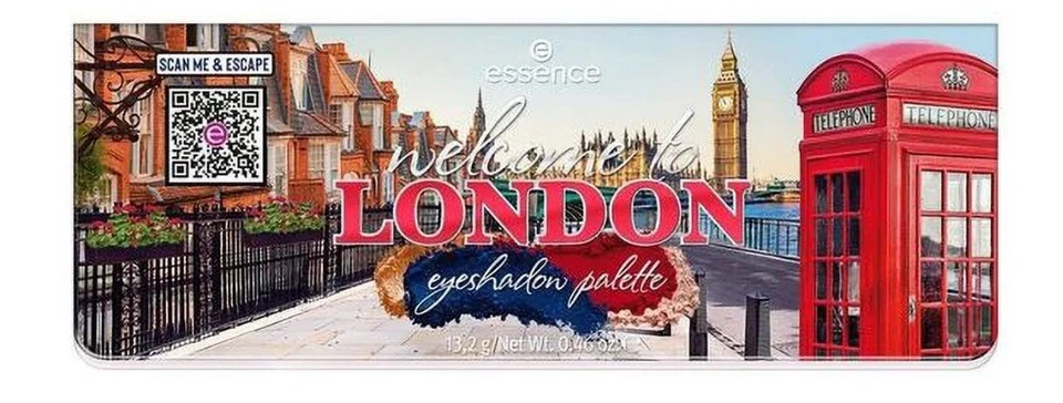 Lot Of 3 Essence Welcome To London 12 Pan Eyeshadow Palette Orange Blue Neutral - Image 2 of 4