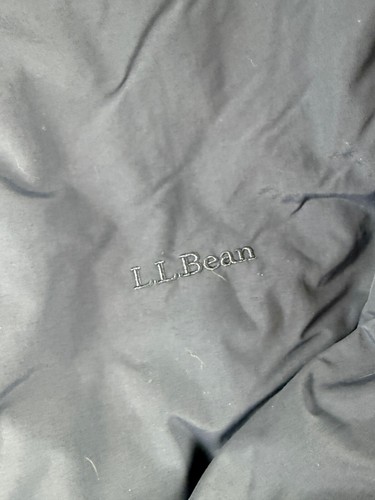 LL Bean Jacket Men's LT Blue Warm Up Fleece Lined Full Zip Bomber Outdoor Work - Picture 7 of 15