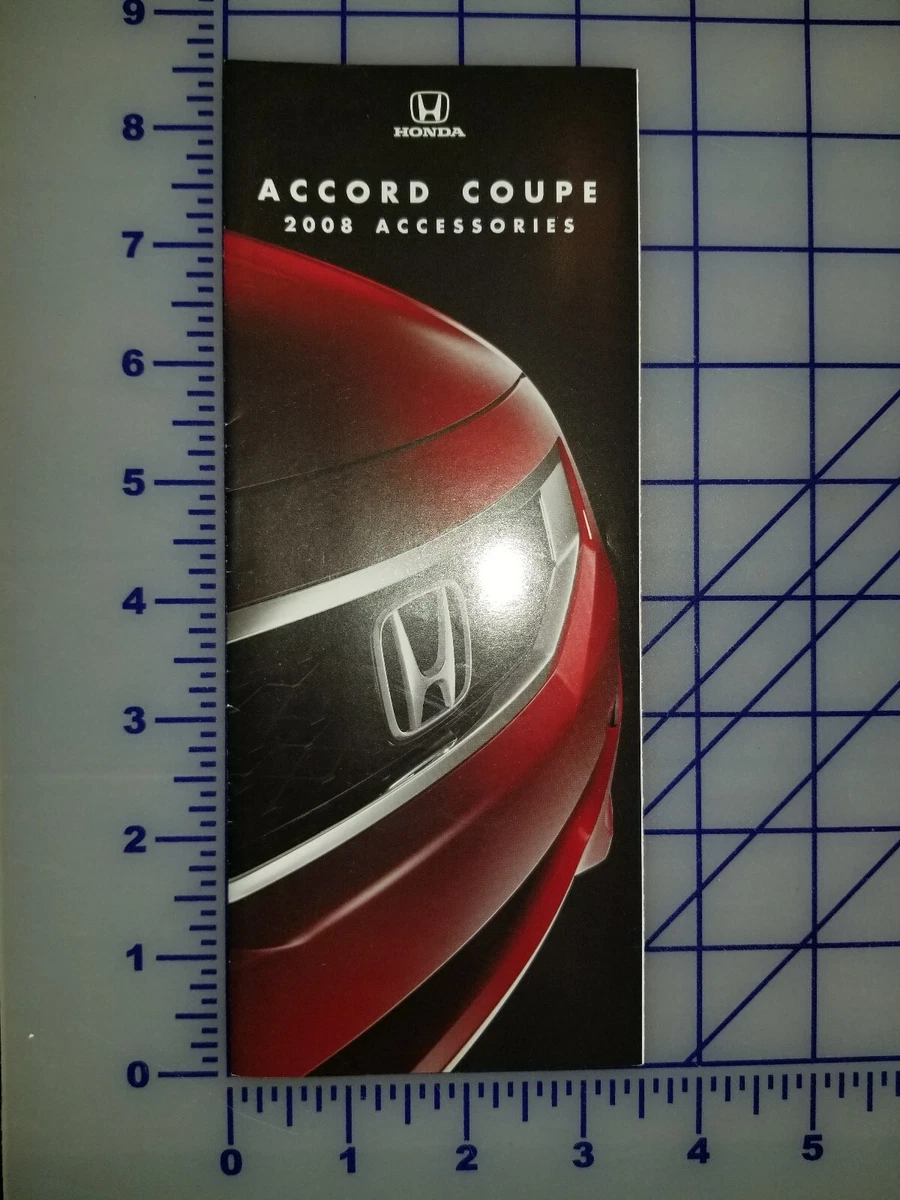 2008 Honda Accord Coupe Accessories Brochure Folder eBay