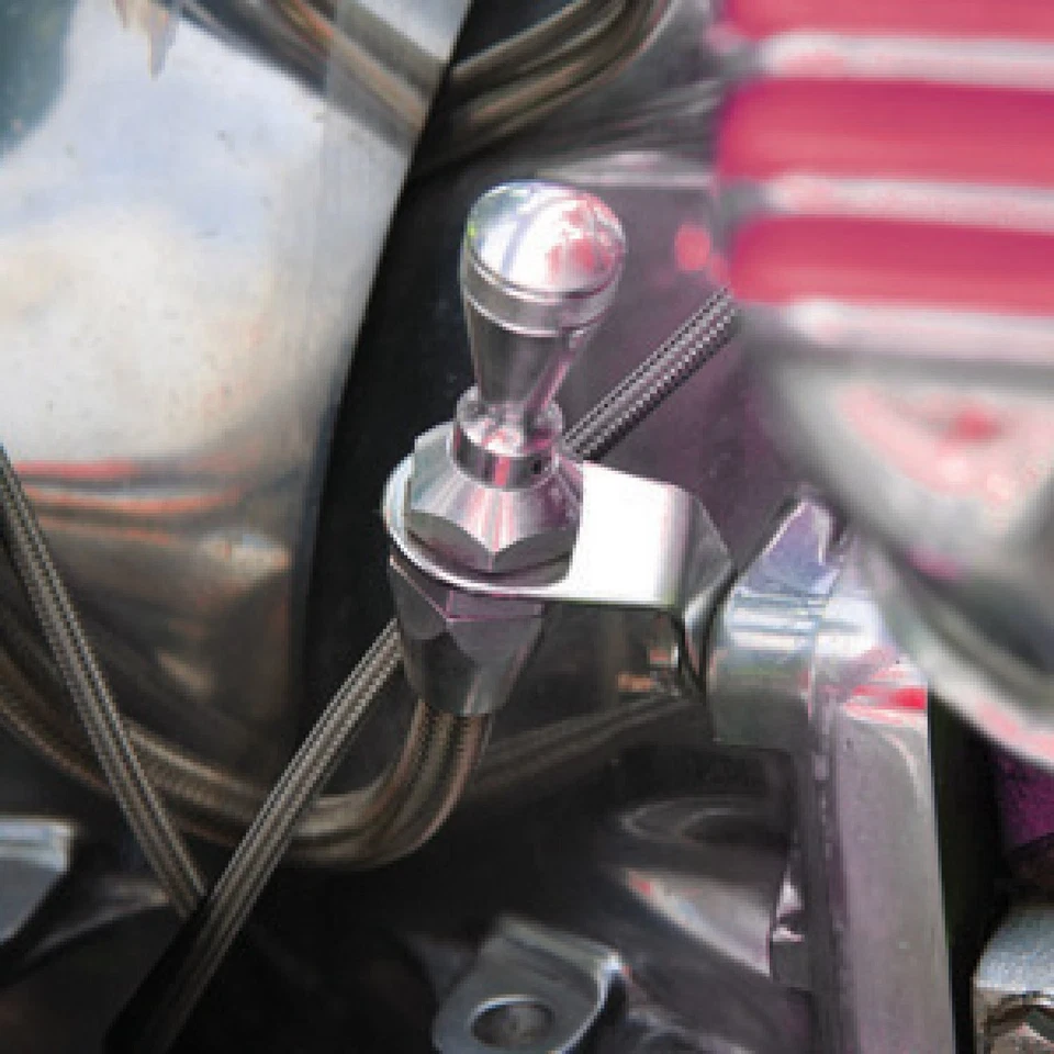 Varilla de medición de aceite de motor Black Billet Chevy LS - LS1 LS2 LS3 LS6 LS7 LSX SBC BBC Foto 3 de 4