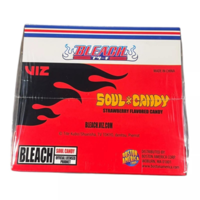 12 Ct Display of Bleach Soul Candy Strawberry Flavored Chappy