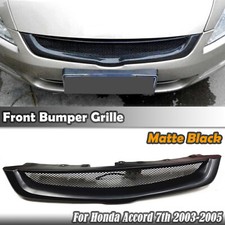 1x Front Bumper Hood Grill Grille Mesh Cover For Honda Accord 7th 2003-2005 2004