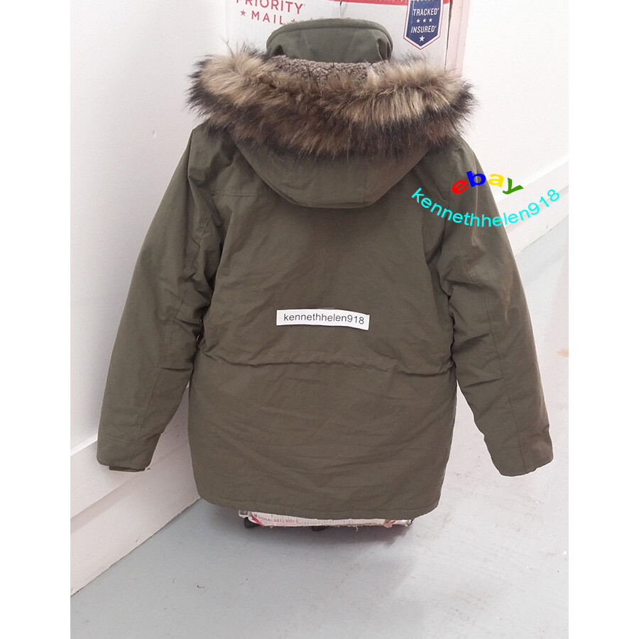 ABERCROMBIE AND FITCH】裏ボアパーカー ブラウン S Amazon.co