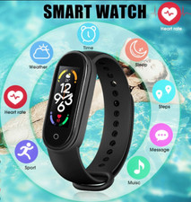 M7 Smart Watch Fitness Tracker Heart Rate For Men Woman Android IOS Waterproof