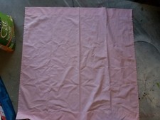 Pottery Barn Kids "Pink Canvas" Drapery Panel 44" X 44" - 1 Panel