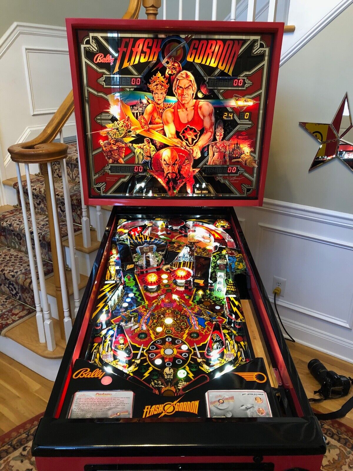 Senaat Machtig pijp Beautifully restored! Flash Gordon 1981 Bally pinball machine! New  playfield! | eBay