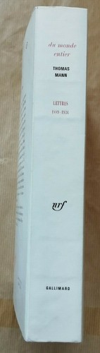 Lettres de Thomas MANN 1889-1936 éd Gallimard Du Monde Entier 1966 EO - Picture 2 of 3