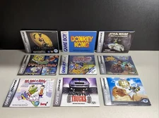 9 Nintendo Gameboy, GBA, & Game Boy Color Instruction Booklet Manual Donkey Kong