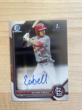 2022 Bowman Chrome Elijah Cabell Prospect Auto #EC Cardinals