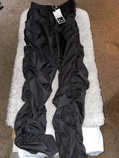 Labijou  Women’s Sz. S Black Parachute Pants. New W/ Tags.