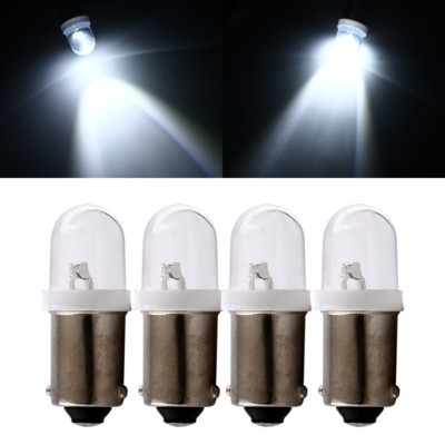 100 Pack White 6500K 6V DC T11 T4W H6W BA9S 5-SMD 5050 LED Pinball Bulbs By YM E-Bright