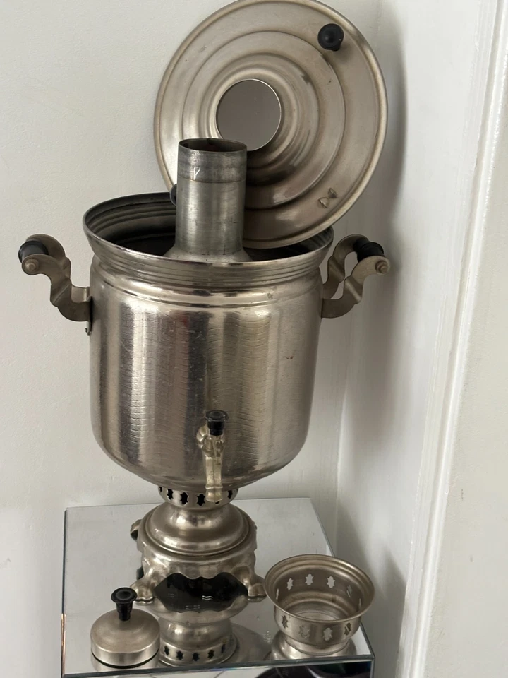 ANCIEN Samovar  russe ou turque du début du XX ème siècle - Photo 4/4