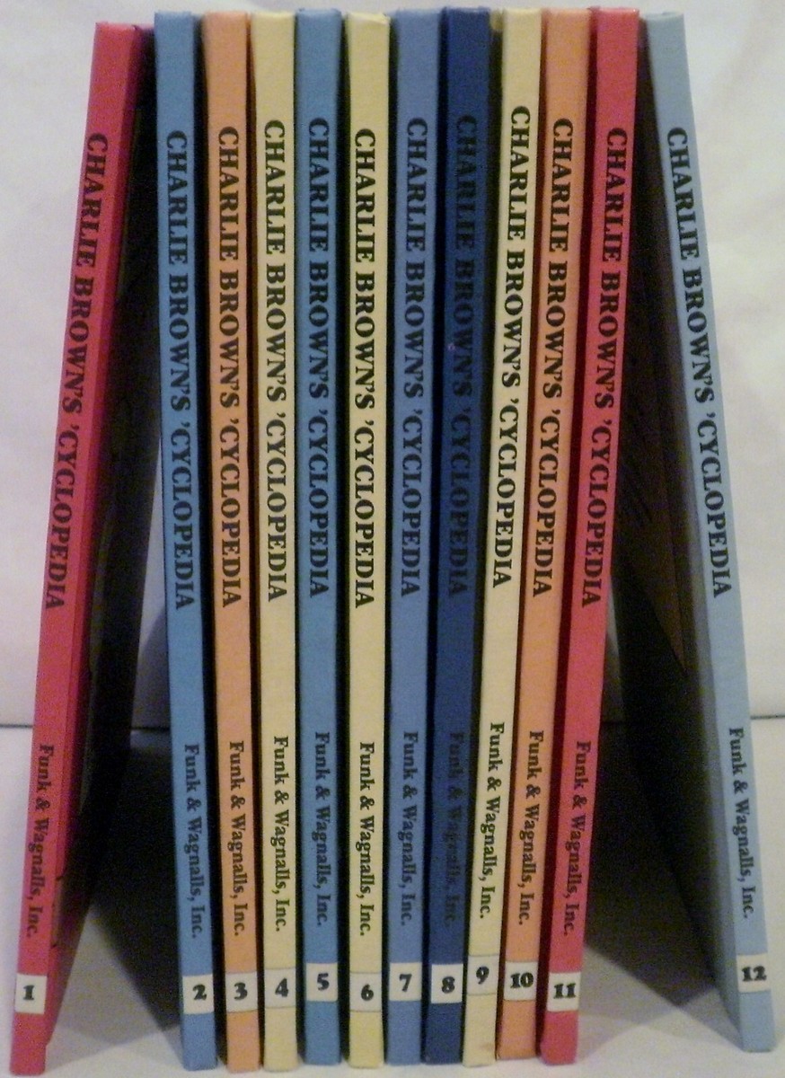1980 Peanuts Charlie Brown's 'Cyclopedia Volume 1-12 Hardcover | eBay