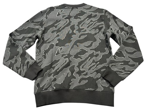 NUEVA G-Star Raw Para Hombres Isla Camuflada Algodón Cuello Redondo Sudadera Negra Talla Grande L - Imagen 2 de 2