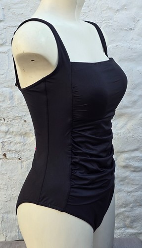 M&S Plain Swimsuit Swimming Costume Non Wired Size 8 12 14 16 18 Reg Long - Picture 50 of 74