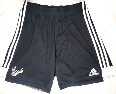 NEW South Florida Bulls USF flag Adidas Tastigo 19 Black Athletic Shorts Men's M