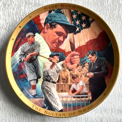 コレクション Legendary Babe Ruth Collector Plate s-l400.jpg