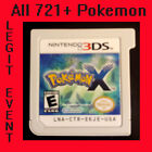 Pokemon X - Loaded With All 721 + 120+ Legit Events Pokemon Unlocked (3DS)