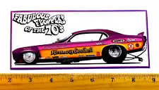 Kenny Goodell Wynn's Dodge Funny Car NHRA Racing Fabulous Floppers Sticker Decal