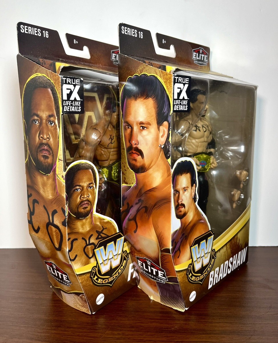 WWE Elite Collection Legends Figure Bundle: FAAROOQ & BRADSHAW