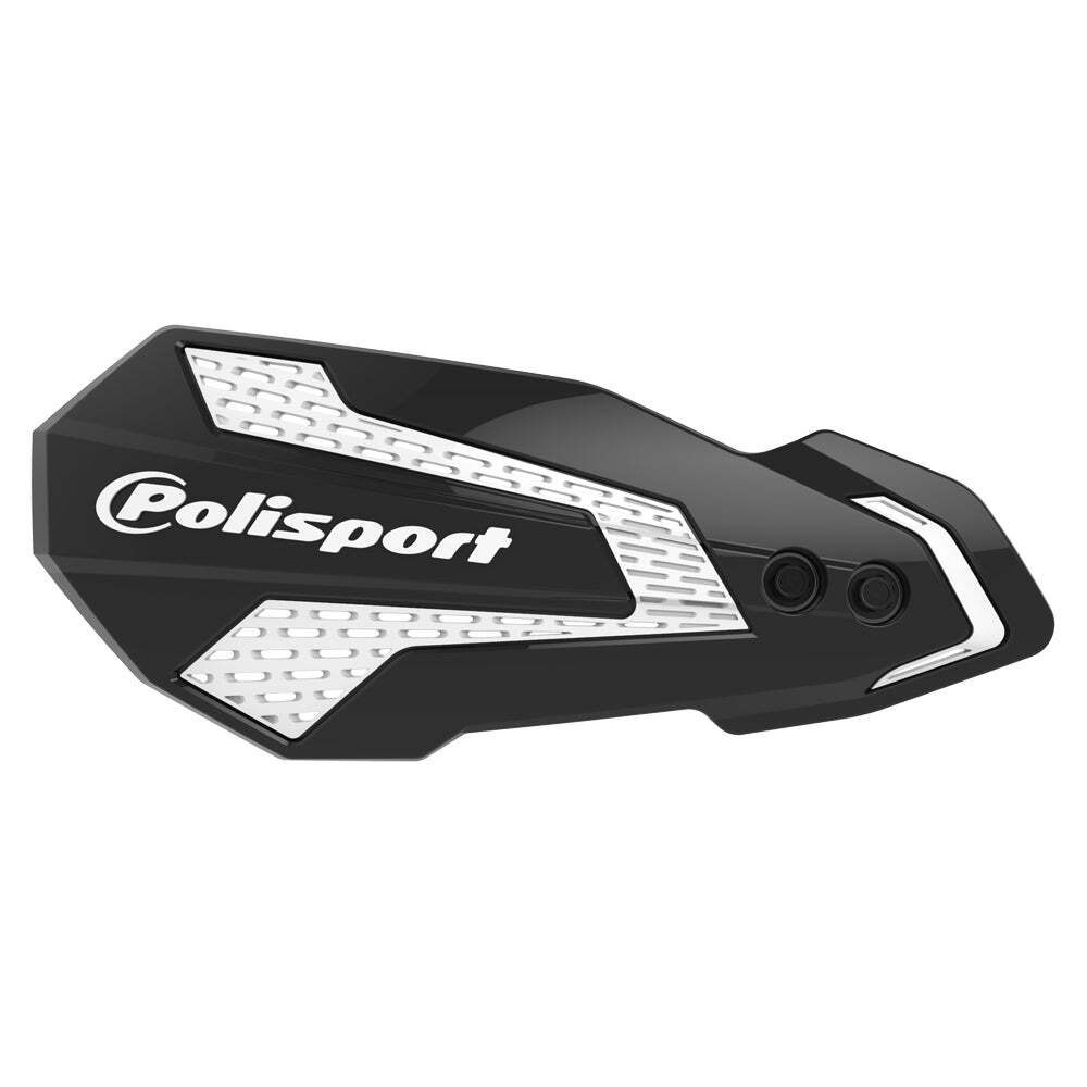 Polisport MX Flow Hand Guards KAWASAKI KX250F 20-26, KX450F 19-23 Black/White