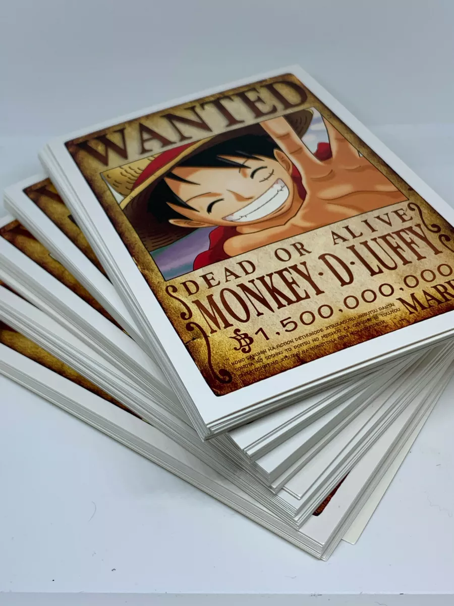 Gold Roger One Piece Wanted Poster Postcard for Sale by One Piece