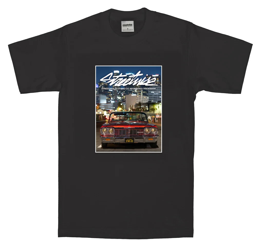 Streetwise 64 RAG Graphic Men's T-Shirt Black M-L-XL-2XL-3XL